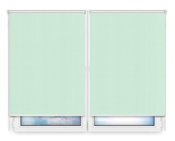 Рулонные шторы Мини Аллегро перл голубой цена. Купить в «Мастерская Жалюзи»
